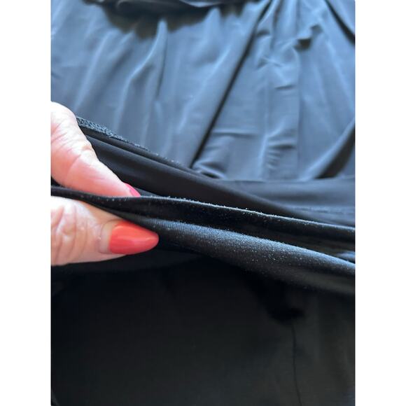 Elie Tahari Black Ruffle Cocktail Dress - Picture 15 of 15